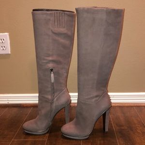 Suede Taupe BCBG tall boots